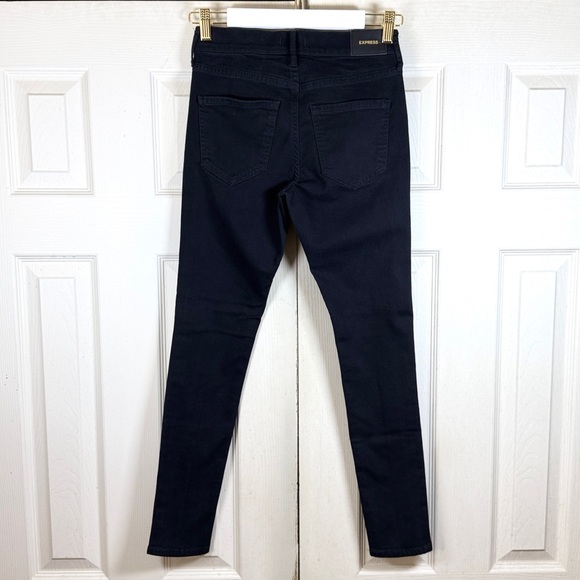 Express Skinny Mid Rise Ankle Pants - Picture 2 of 6